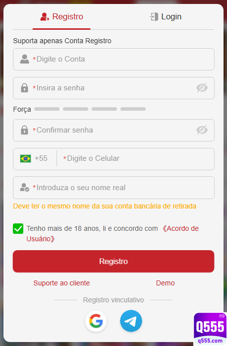 Experiência de Jogos q555.com